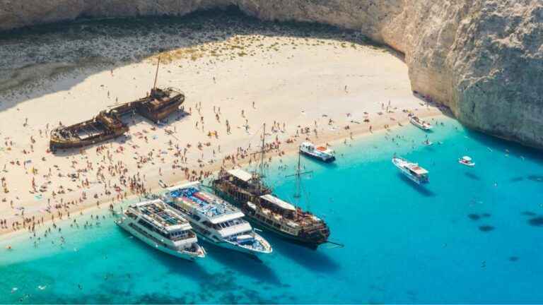 Navagio Beach na Grécia