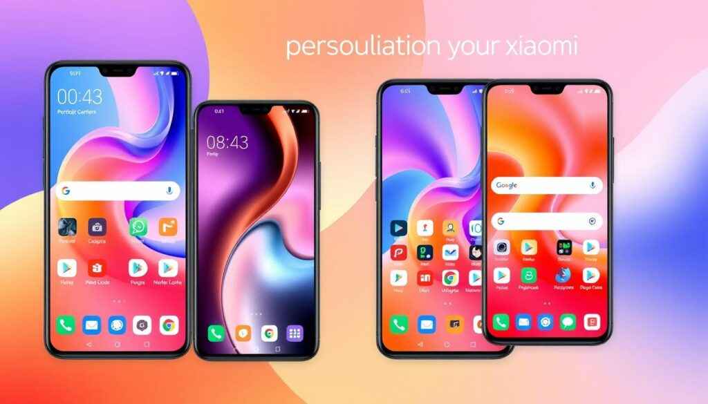 Opções de personalização de tela do Xiaomi