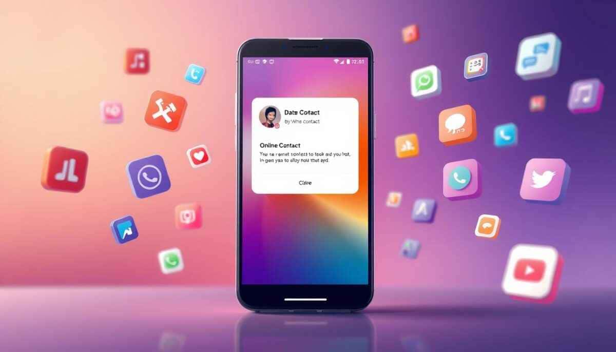 Toast de contato online O que significa esta notificação?