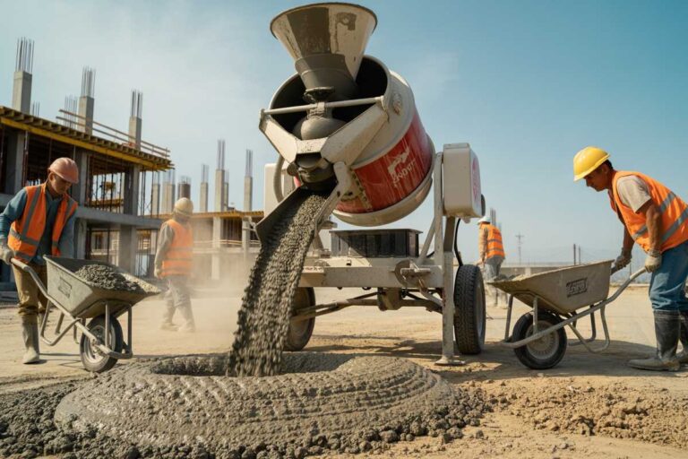 Equipamentos que misturam concreto para a estrutura e melhoram sua qualidade