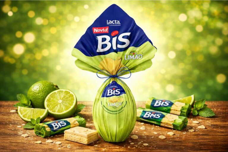 Ovo de Páscoa Bis Limão: sabor refrescante e chocolate inovador